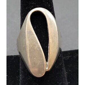 Organic Boho Retro Silver Ring